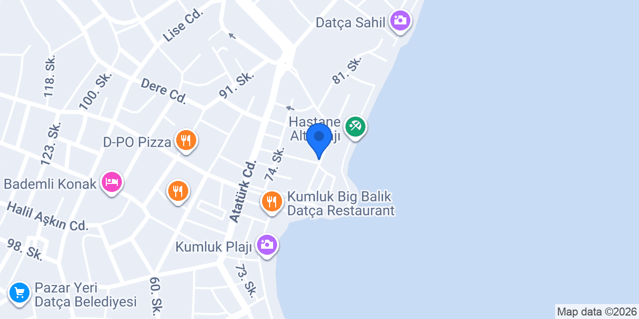 DATÇAHAN DÖNER konumu