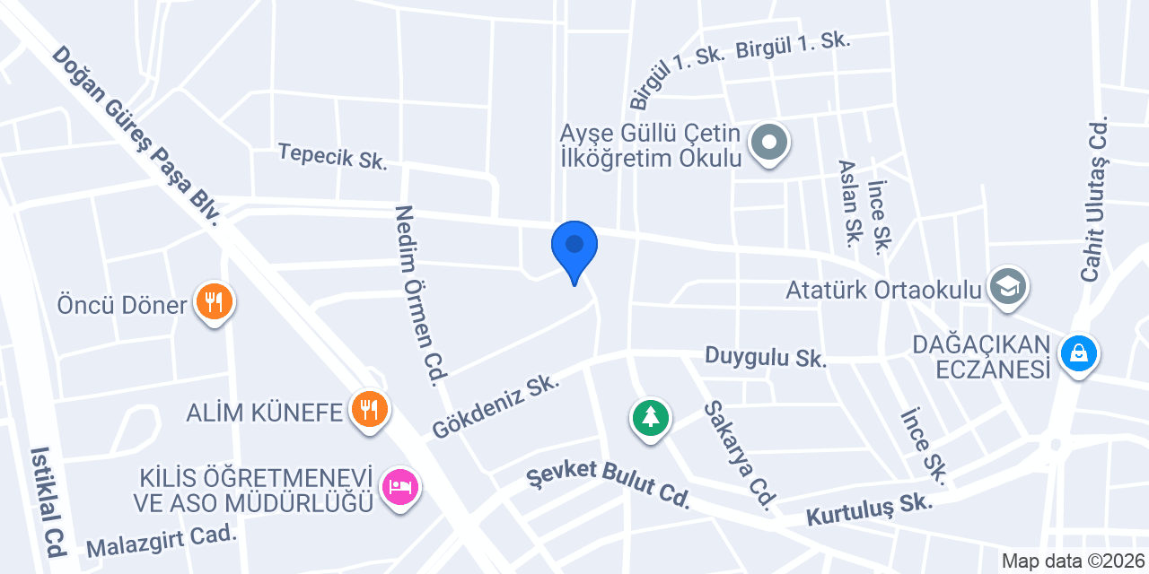 YLMZ RENT A CAR konumu