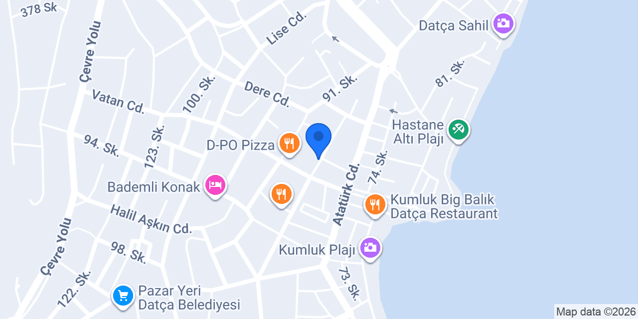 Datça.burger Pub konumu
