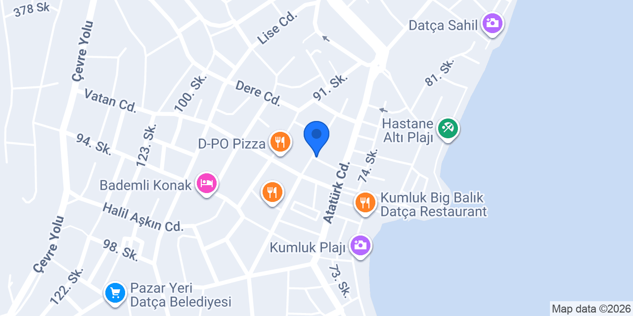 Datça Mimarlık konumu