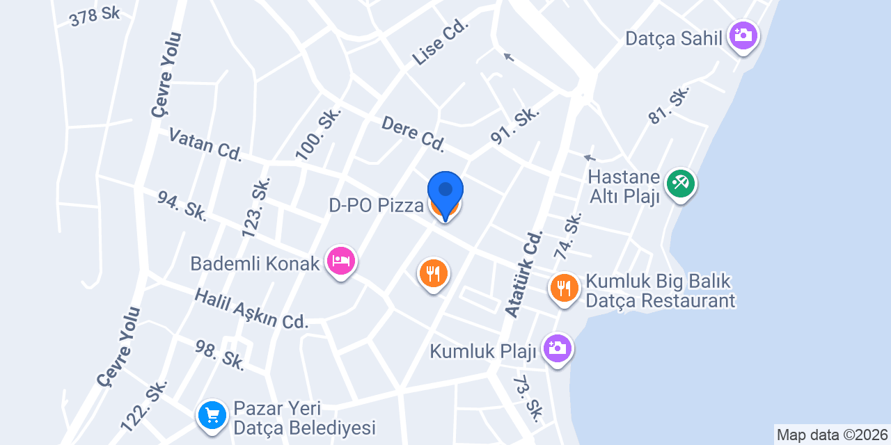 D-PO Pizza konumu
