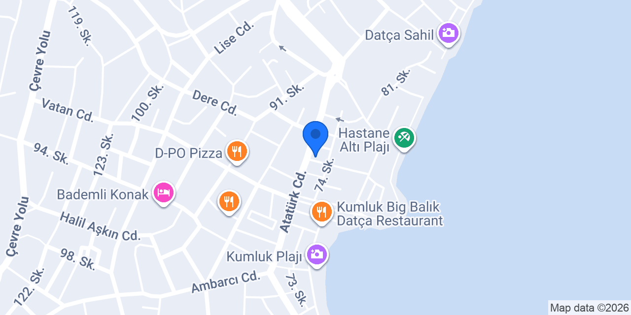 ERTEK YAPI - DATÇA İNŞAAT konumu