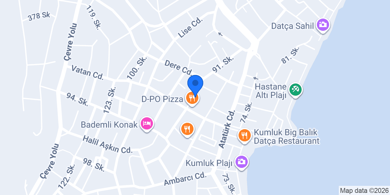 NAZO SANAT DATÇA - Piyano, Klarinet, Şan kursu konumu