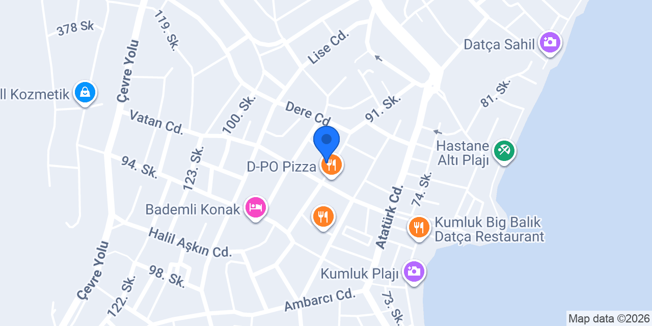 DATÇA DAN HABERDAR OL konumu