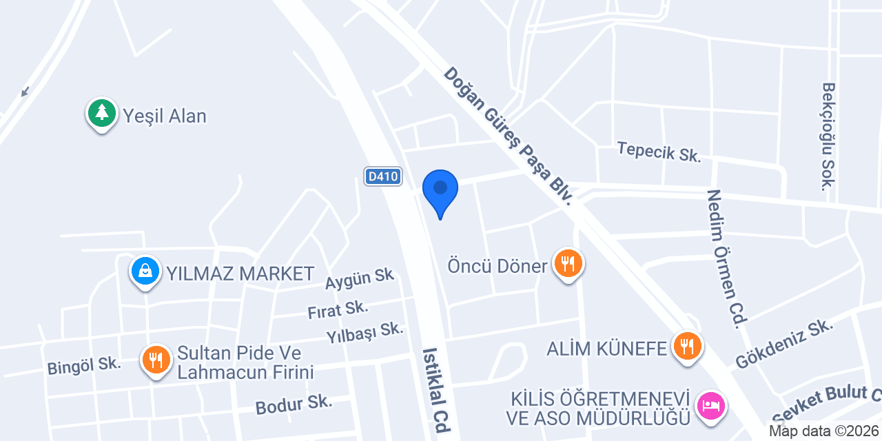 Kendirci Akademi Üniversite Şube konumu