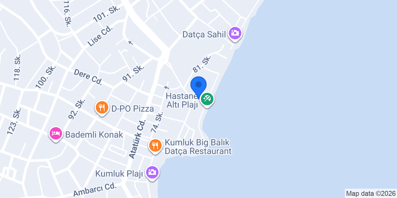 Fuda Otel | Datça konumu