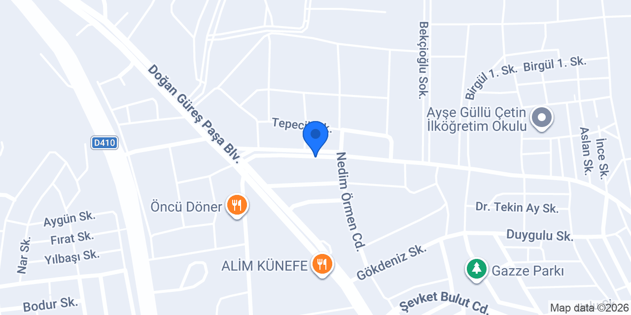 Vadi Kebap konumu