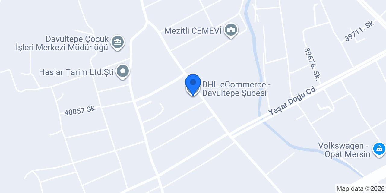 DHL eCommerce - Davultepe Şubesi konumu