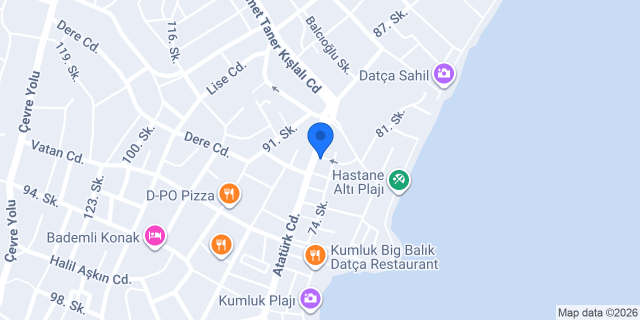 Datça | Avukat Cansu GÜNDOĞAN KARAMAN | DATÇA HUKUK & DANIŞMANLIK konumu