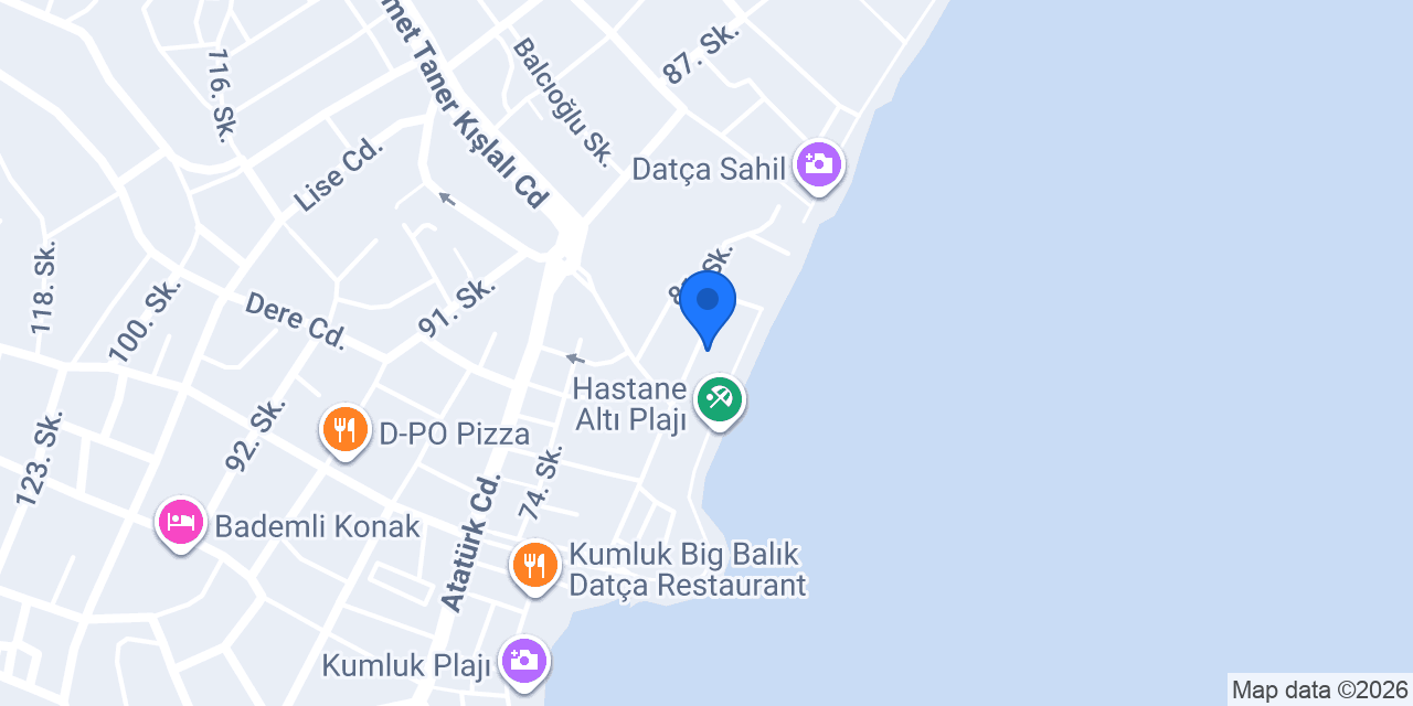 Datça Toplum Sağlığı Merkezi konumu