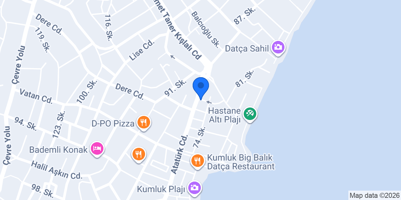 Datça iletişim konumu