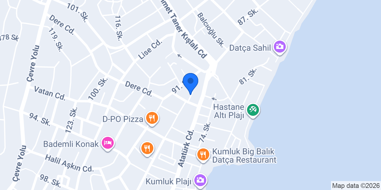 Stüdyo Guru Datça konumu