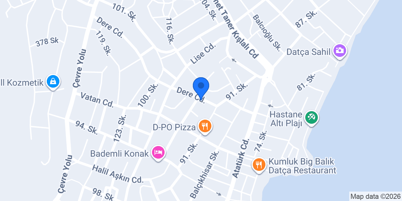 Bohem Datça konumu