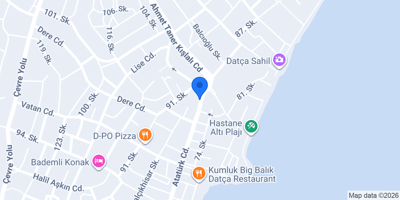 ATA APART DATÇA konumu
