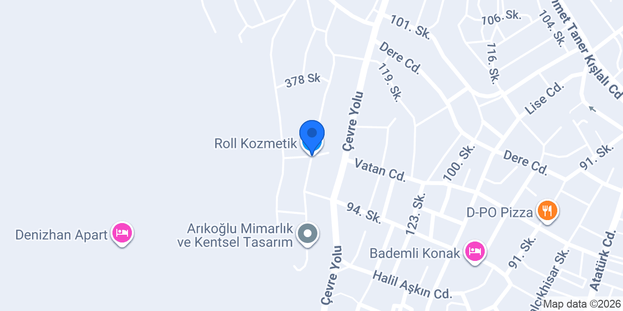 Roll Kozmetik konumu