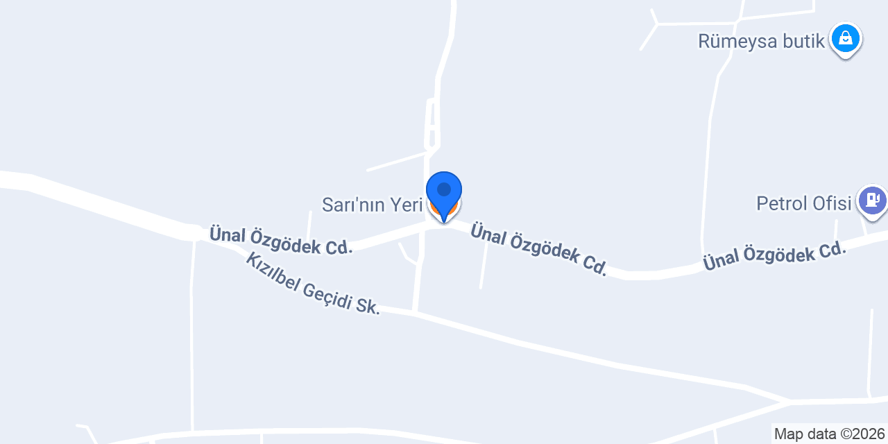 Sarı'nın Yeri konumu