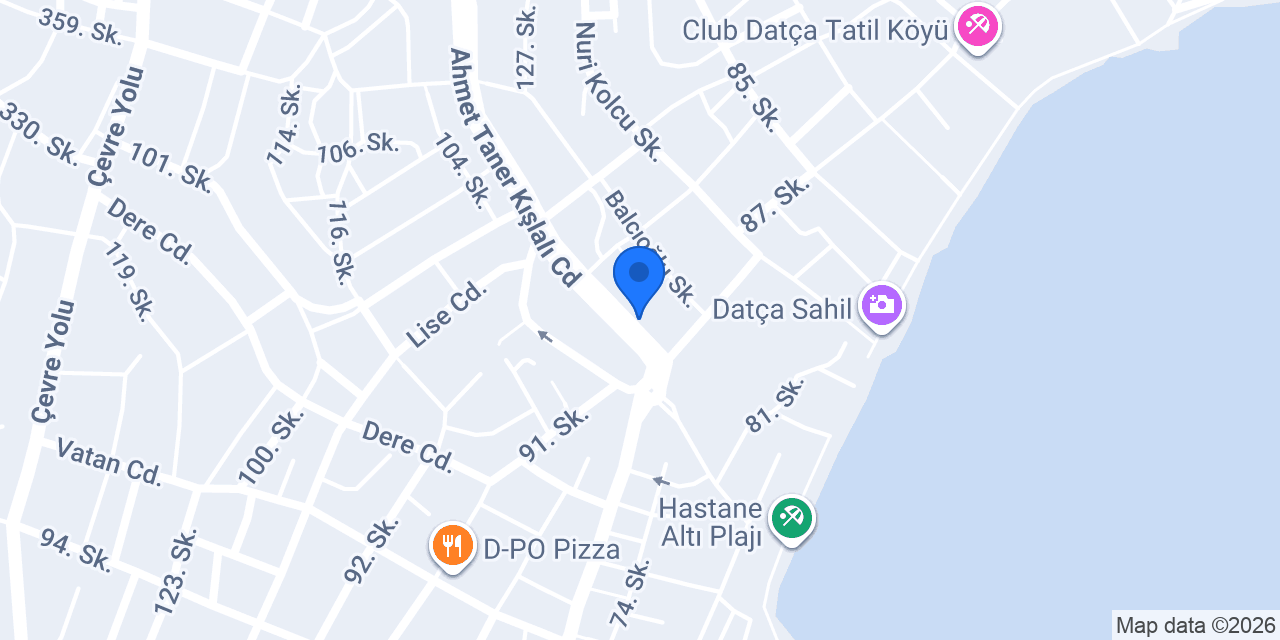 Datça Masif Mobilya konumu