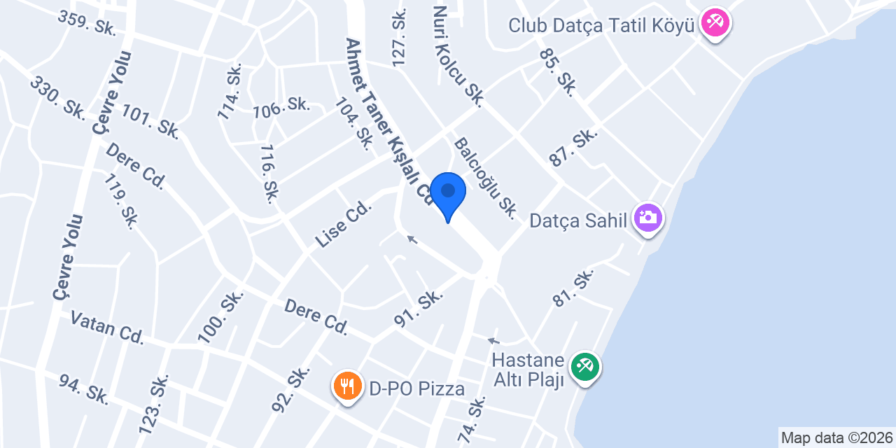 Sinema Datça konumu