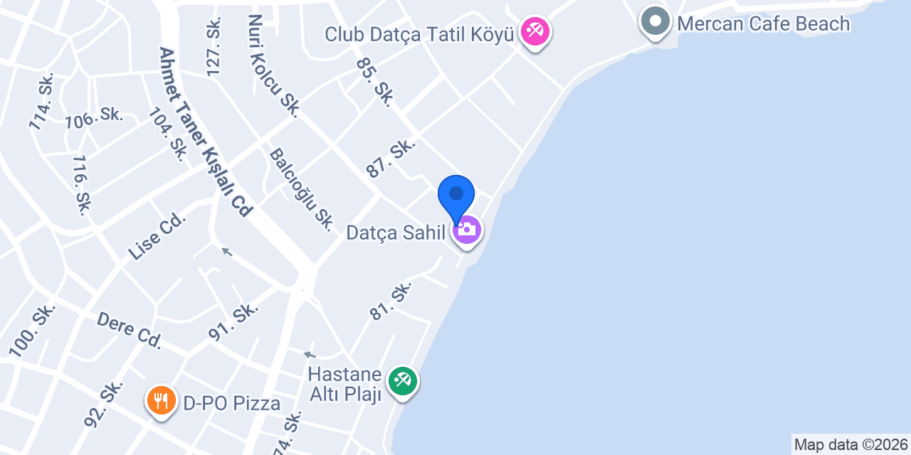 Yaz Evi Datça konumu