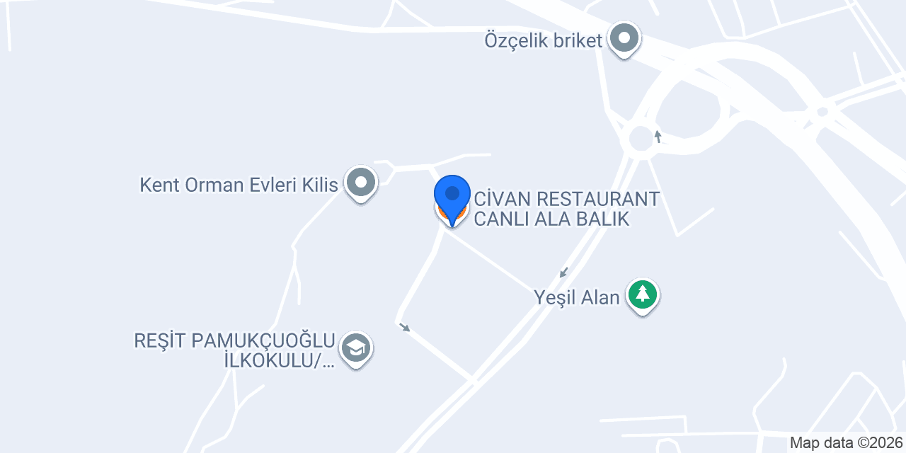 CİVAN RESTAURANT CANLI ALA BALIK konumu