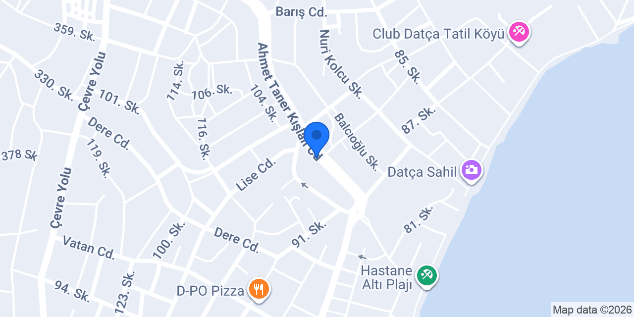 Datça Işık Apart konumu