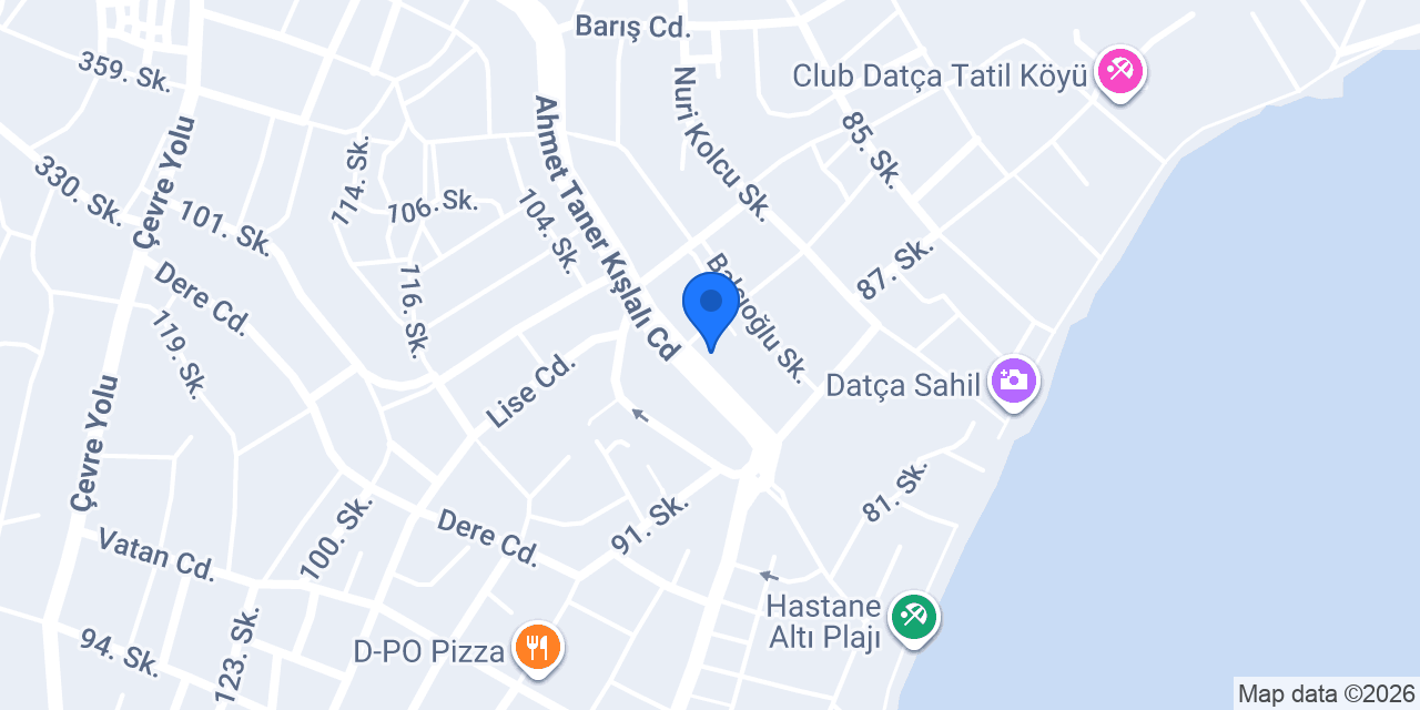 Yurtiçi Kargo Datça konumu