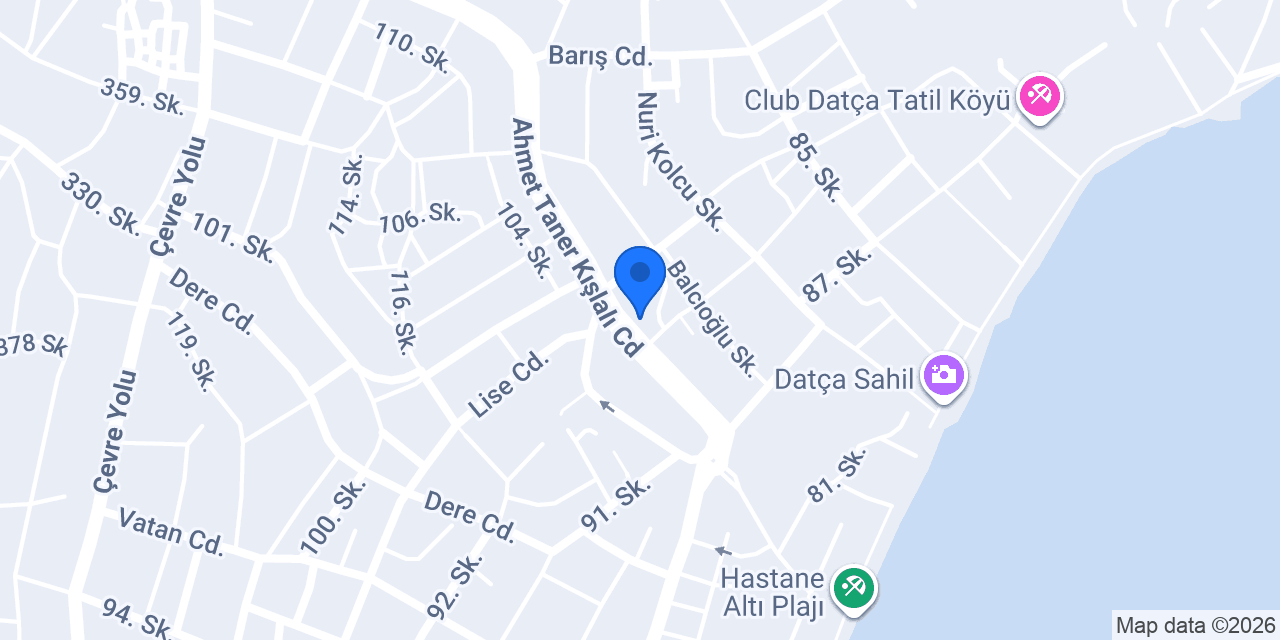Aras Kargo Datça Şubesi konumu