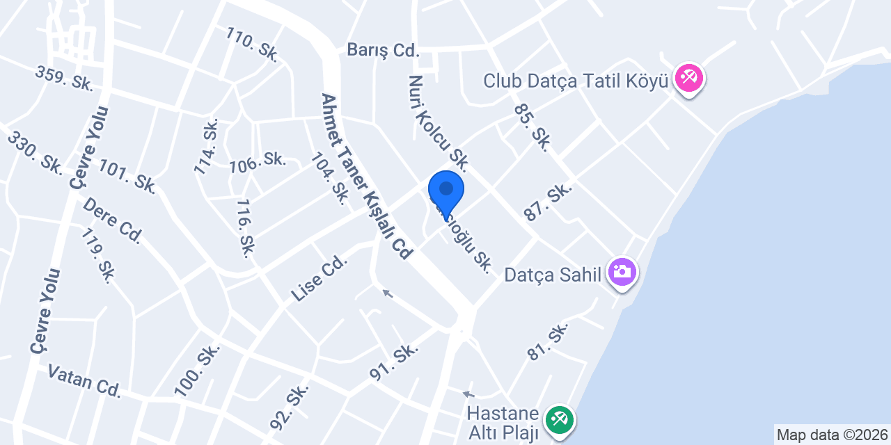 Datça Belediyesi Lokanta Köy Garajı konumu