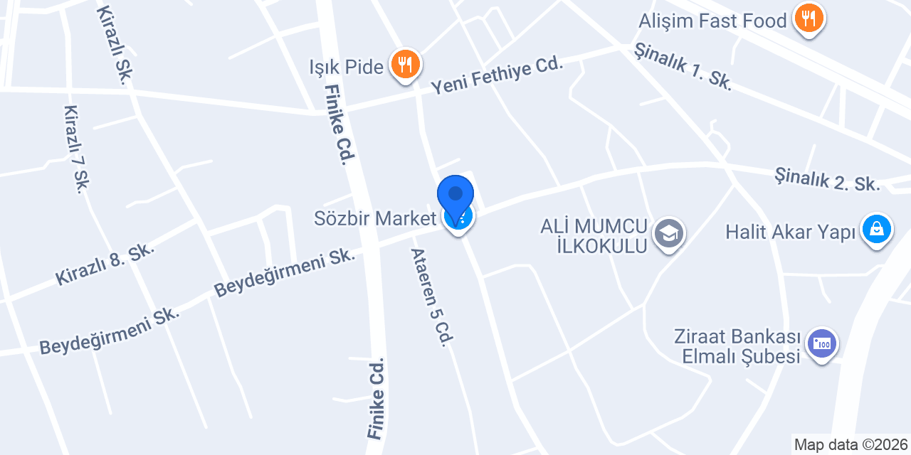 GÜL STİCK ŞEKER konumu