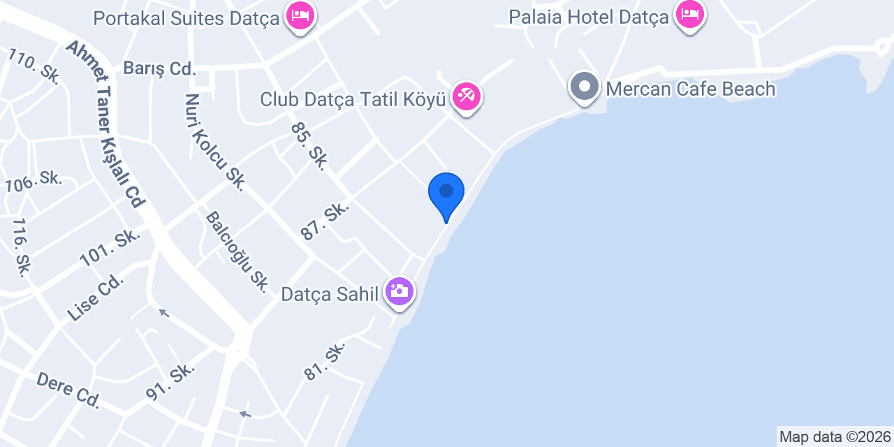 Datça Belediyesi Sosyal Tesisler Sevgi Yolu konumu