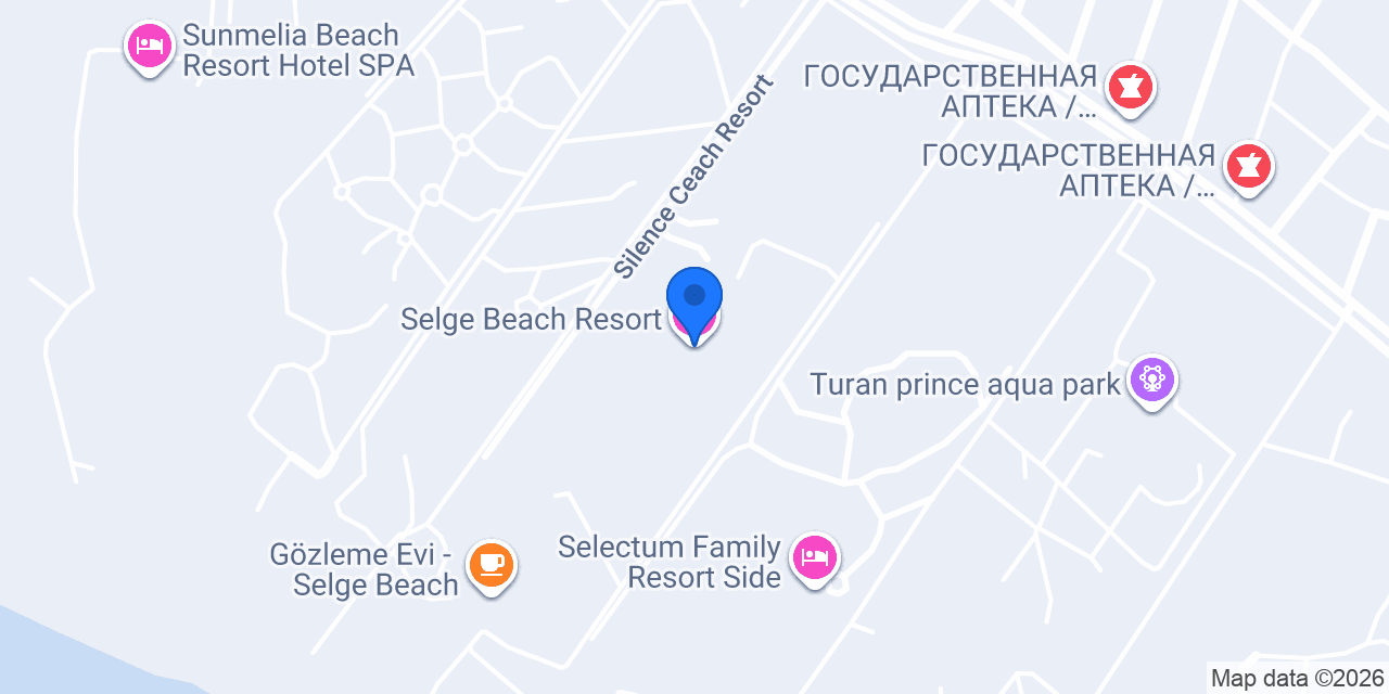 Selge Beach Resort konumu