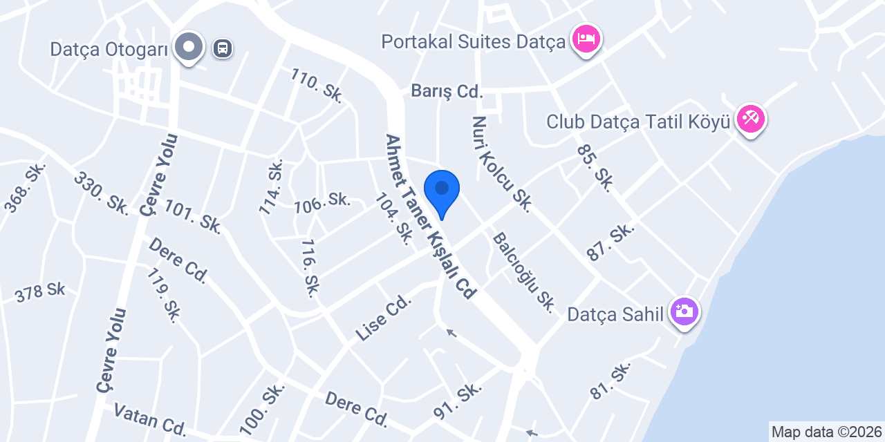 Yapı Kredi - Datça Şubesi konumu