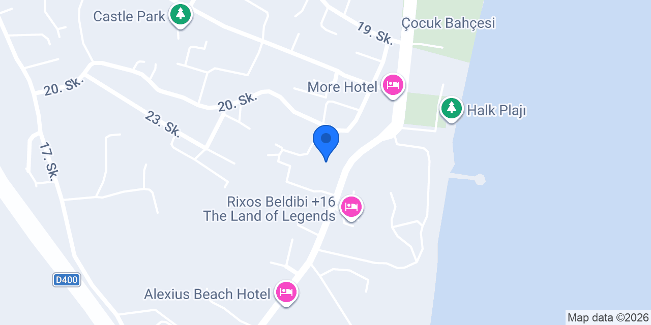Tal Beach Hotel konumu