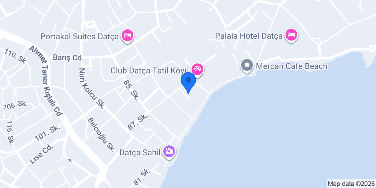 Hotel Mare Datça konumu