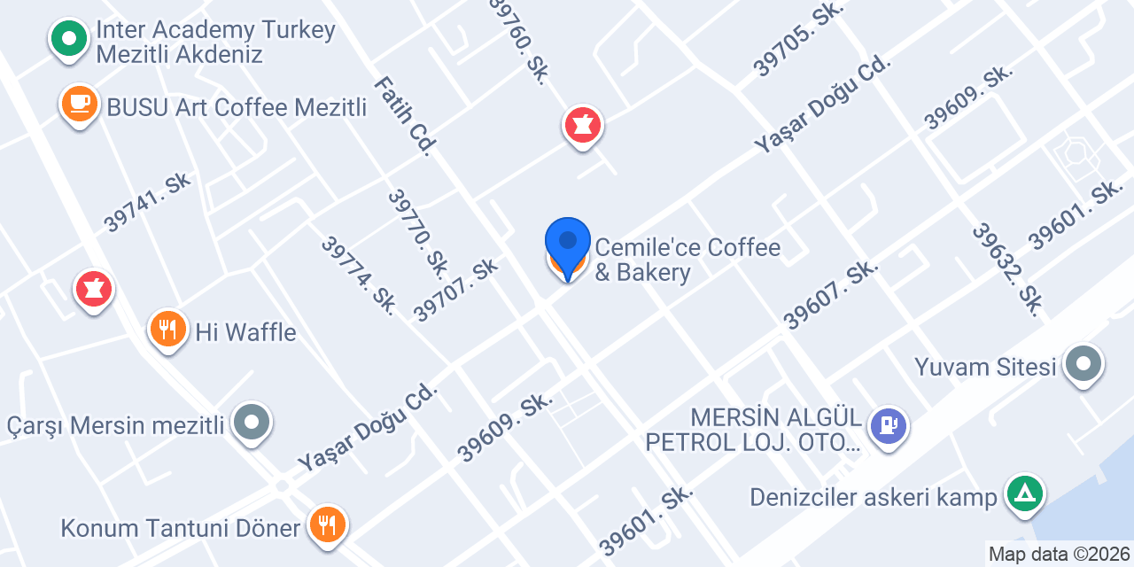 Cemile'ce Coffee & Bakery konumu
