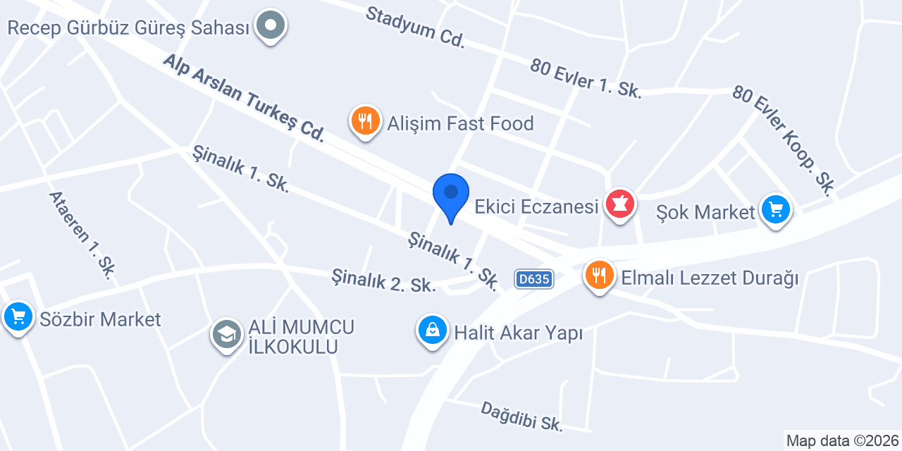 Akyıldız Soğutma konumu