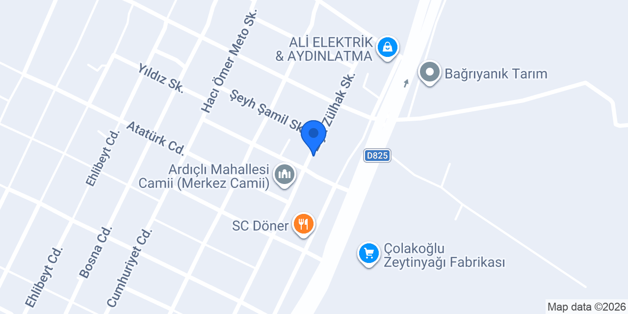 AİLE MARKET konumu