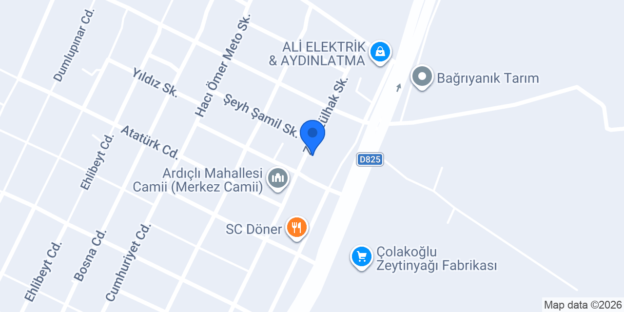 Hassa Kumaş konumu