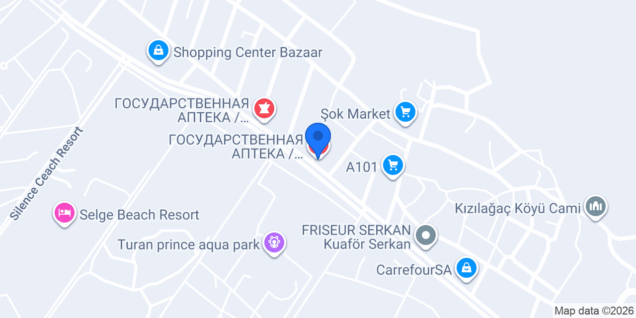 ГОСУДАРСТВЕННАЯ АПТЕКА /APOTHEKE /PHARMACY /Uslu eczanesi konumu