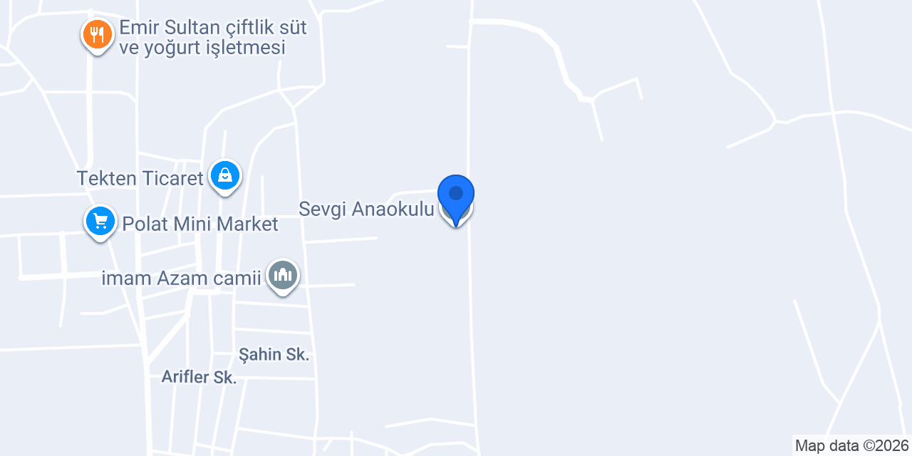 Sevgi Anaokulu konumu