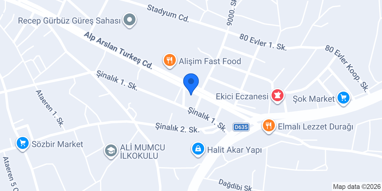 ÖZEL LALİN KREŞ VE GÜNDÜZ BAKIMEVİ konumu
