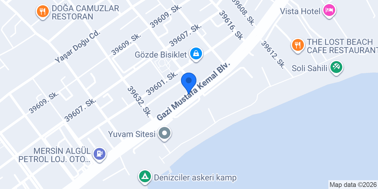 Oses Çiğköfte Mezitli Soli konumu