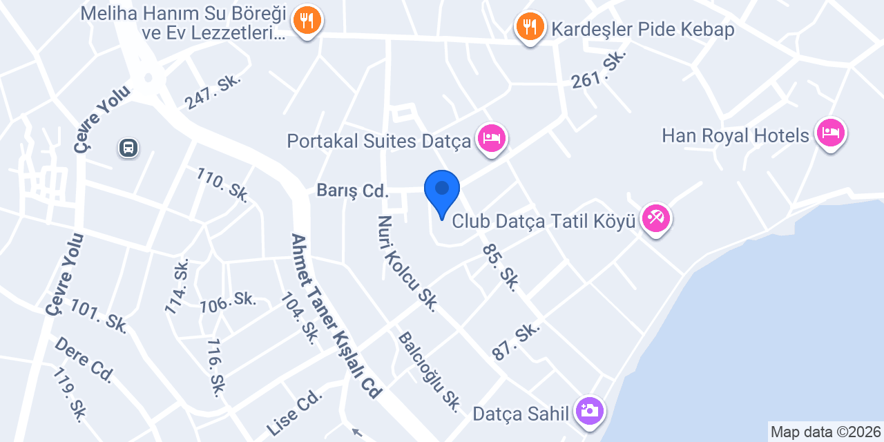 DATÇA MOGiDAÇA APART konumu