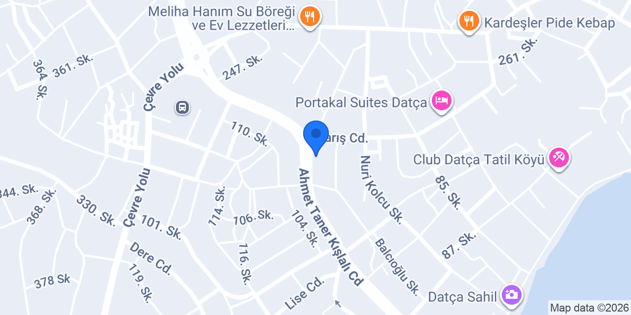 Datça Deniz Emlak konumu