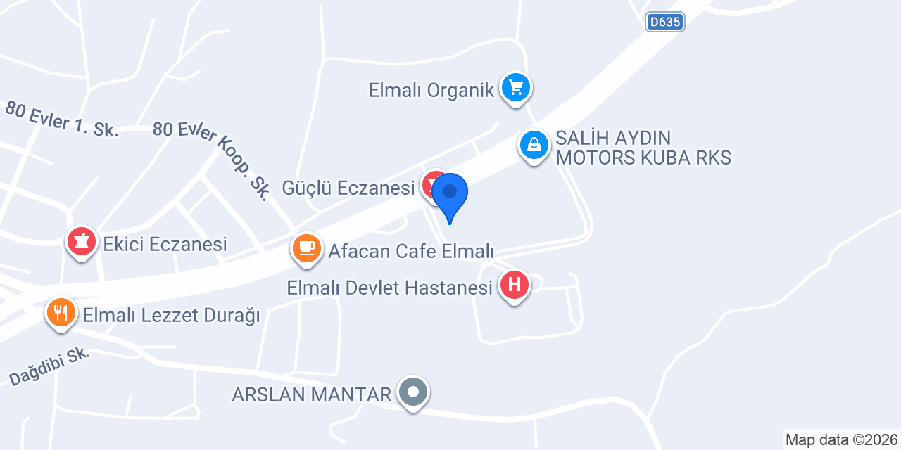 Türkiş Eczanesi konumu