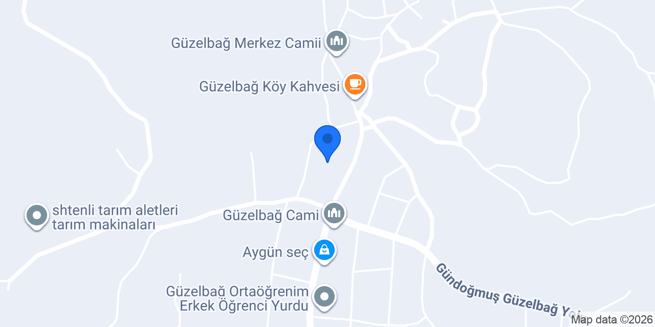 Ptt-güzelbağ Şubesi konumu