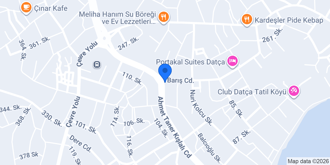 Datça Gece Diş Hekimi Ahmet Sadık Tutuk konumu