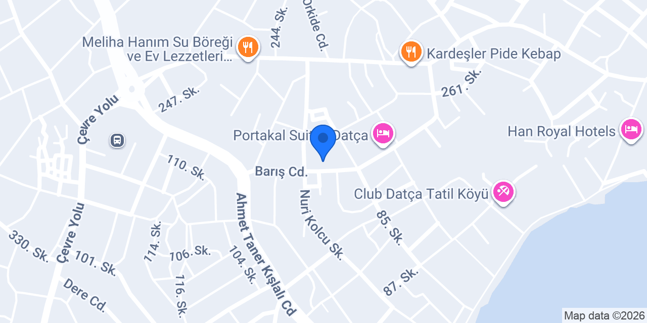 Dadya Apart Otel konumu