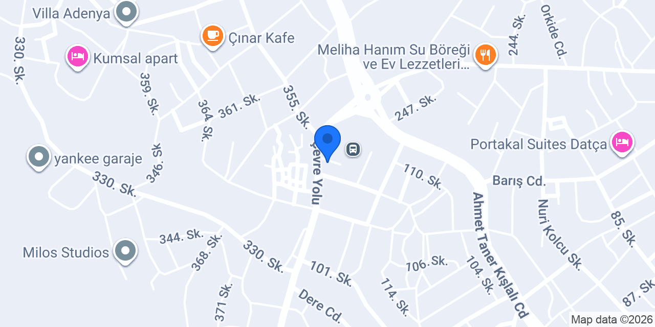 Datça Otogarı konumu