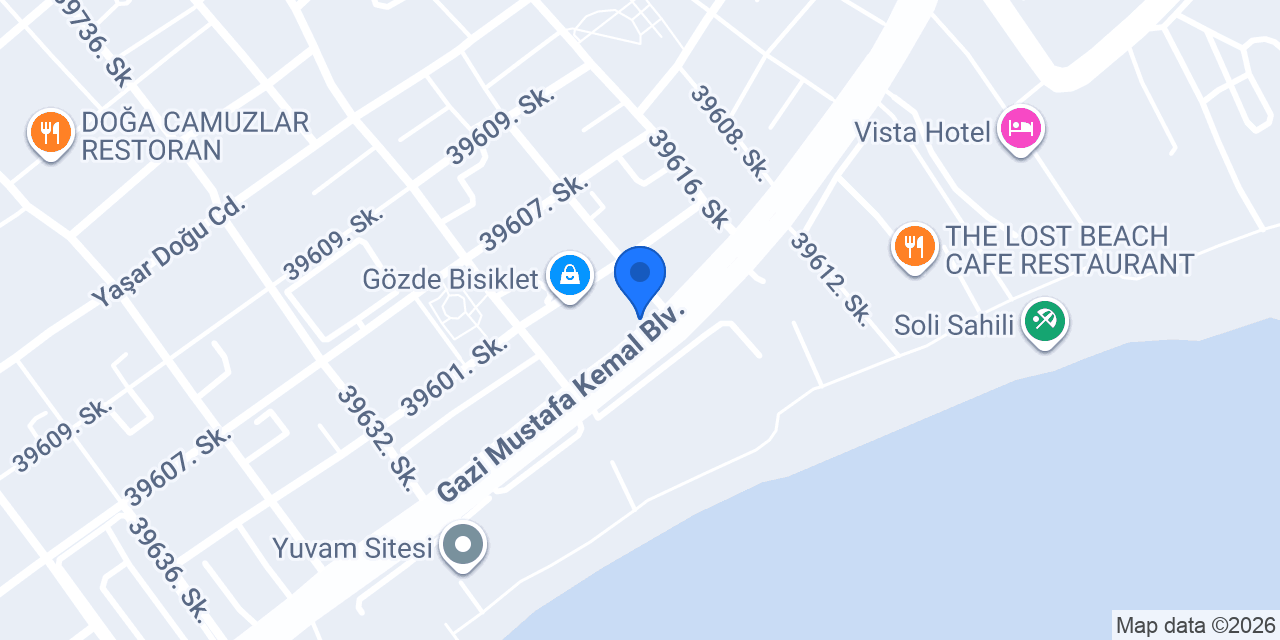 MERSİN VETFLİX⁺ VETERİNER KLİNİĞİ konumu